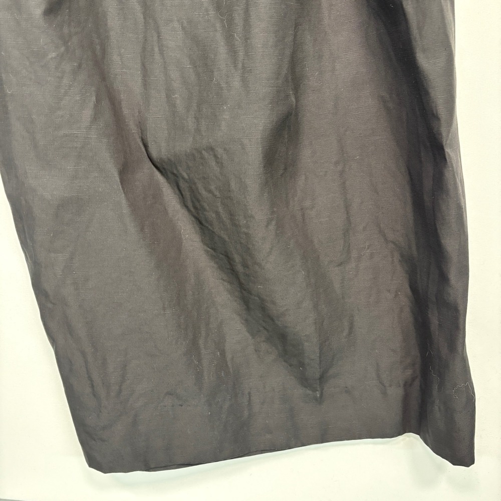 COS Womens Jumpsuit Size 8 Black V-Neck Wide Leg Short Sleeve Minimalist 10849 - Picture 2 of 15